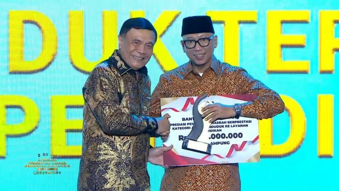 Lampung Raih Daerah Prestasi 2026 Versi Kemendagri