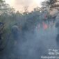 UPAYA Pemadaman yang dilakukan petugas  gabungan terus dilakukan. [sony]