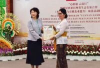 Penandatanganan Kerjasama fase ketiga dari sebuah proyek kerja sama pertanian dan pariwisata ekologis antara Bali dan Yunnan di China.