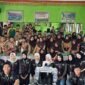 Mahasiswa KKN UIN Raden Intan bersama siswa SMP 13 Bandarlampung [Eko]
