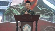 Sekdaprov Dr Marindo Kurniawan Saat Membaca Sambutan Gubernur Lampung di FKPP di Lampung Selatan [Lin]