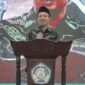 Sekdaprov Dr Marindo Kurniawan Saat Membaca Sambutan Gubernur Lampung di FKPP di Lampung Selatan [Lin]