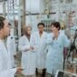 Foto yang diabadikan pada 3 Juli 2026 ini menunjukkan para mahasiswa ITB Indonesia sedang berinteraksi dengan seorang dosen di sebuah laboratorium di Universitas Tianjin, Kota Tianjin, Tiongkok utara. (Xinhua)