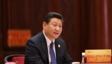 Presiden China Xi Jinping menjadi tuan rumah Pertemuan Para Pemimpin Ekonomi Kerja Sama Ekonomi Asia-Pasifik (APEC Economic Leaders' Meeting) ke-22 di Yanqi Lake International Convention Center di pinggiran utara Beijing, ibu kota China, pada 11 November 2014. (Xin)