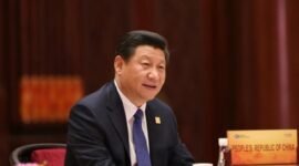 Presiden China Xi Jinping menjadi tuan rumah Pertemuan Para Pemimpin Ekonomi Kerja Sama Ekonomi Asia-Pasifik (APEC Economic Leaders' Meeting) ke-22 di Yanqi Lake International Convention Center di pinggiran utara Beijing, ibu kota China, pada 11 November 2014. (Xin)