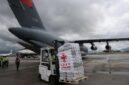 antuan kemanusiaan dari Tiongkok terlihat di Bandar Udara Internasional Tribhuvan di Kathmandu, Nepal, pada 3 September 2026. (Xinhua)