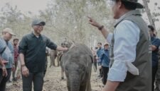 Kemenhut Raja Juli dan Gubernur Lampung di TNWK [KLp]
