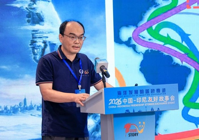 Li Shujiang, insinyur senior setingkat profesor di Institut Oseanografi Pertama di bawah Kementerian Sumber Daya Alam Tiongkok, berbagi kisah dalam acara