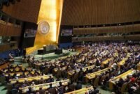 Debat Umum sesi ke-81 Majelis Umum Perserikatan Bangsa-Bangsa (PBB) diselenggarakan di markas besar PBB di New York pada 22 September 2026. (Xinhua)