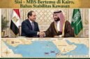 Presiden Mesir Abdel-Fattah al-Sisi pada Selasa (15/9) bertemu dengan Putra Mahkota sekaligus Perdana Menteri Arab Saudi Mohammed bin Salman bin Abdulaziz Al Saud di Kairo [Xinhua]