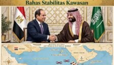 Presiden Mesir Abdel-Fattah al-Sisi pada Selasa (15/9) bertemu dengan Putra Mahkota sekaligus Perdana Menteri Arab Saudi Mohammed bin Salman bin Abdulaziz Al Saud di Kairo [Xinhua]