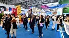 
Foto yang diabadikan pada 11 September 2026 ini menunjukkan suasana di Pameran Investasi dan Perdagangan Internasional Tiongkok (CIFIT) ke-26 yang digelar di Kota Xiamen, Tiongkok timur. (Xinhua)
