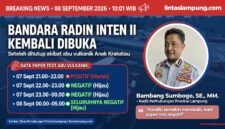 Paper Test Bandara Radin Inten Hijau