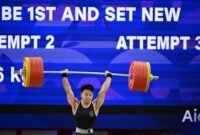 
Lifter Indonesia Rahmat Erwin Abdullah berlaga dalam final nomor 75 kg putra cabang olahraga angkat besi di ajang Asian Games ke-20 Aichi-Nagoya 2026 di Nagoya, Jepang, pada 26 September 2026.  Rahmat penyumbang medali emas kedua buat Indonesia (Xinhua)