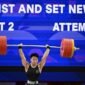 Lifter Indonesia Rahmat Erwin Abdullah berlaga dalam final nomor 75 kg putra cabang olahraga angkat besi di ajang Asian Games ke-20 Aichi-Nagoya 2026 di Nagoya, Jepang, pada 26 September 2026. Rahmat penyumbang medali emas kedua buat Indonesia (Xinhua)