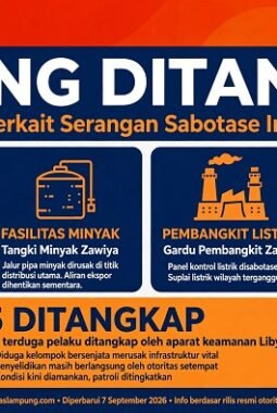 Fasilitas Minyak & Listrik Libya Disabotase