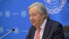 SEKRETARIS Jenderal Perserikatan Bangsa-Bangsa (PBB) Antonio Guterres berbicara kepada awak media menjelang pekan tingkat tinggi Majelis Umum PBB tahun ini di markas besar PBB di New York pada 16 September 2026. (Xinhua)
