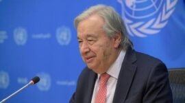 
SEKRETARIS Jenderal Perserikatan Bangsa-Bangsa (PBB) Antonio Guterres berbicara kepada awak media menjelang pekan tingkat tinggi Majelis Umum PBB tahun ini di markas besar PBB di New York pada 16 September 2026. (Xinhua)