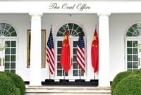 Presiden Amerika Serikat (AS) Donald Trump menggelar upacara penyambutan bagi Presiden Tiongkok Xi Jinping, yang sedang melakukan kunjungan kenegaraan ke AS, di Gedung Putih, Washington DC, AS, pada 24 September 2026. (Xinhua)