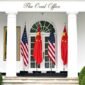 Presiden Amerika Serikat (AS) Donald Trump menggelar upacara penyambutan bagi Presiden Tiongkok Xi Jinping, yang sedang melakukan kunjungan kenegaraan ke AS, di Gedung Putih, Washington DC, AS, pada 24 September 2026. (Xinhua)