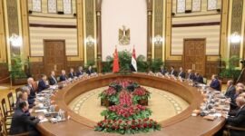 Presiden Tiongkok Xi Jinping menggelar pembicaraan dengan Presiden Mesir Abdel Fattah El-Sisi di Kairo, Mesir, pada 2 September 2026. (Xinhua)