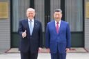Presiden Tiongkok Xi Jinping dan Presiden Amerika Serikat Donald Trump menggelar pertemuan tertutup di Zhongnanhai di Beijing, ibu kota Tiongkok, pada 15 Mei 2026. (Xinhua)