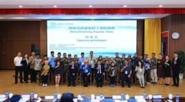 
Upacara penutupan program Benchmarking Kepala Desa 2026 digelar di Universitas Yunnan Minzu di Kunming, Provinsi Yunnan, Tiongkok barat daya. (Universitas Yunnan Minzu)