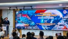Menteri Koordinator Bidang Infrastruktur dan Pembangunan Kewilayahan Republik Indonesia (RI) Agus Harimurti Yudhoyono (AHY) menyampaikan pidato utama bertajuk