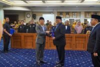 Abah Lukman Pura saat Dilantik Sekdaprov Marindo mewakili Gubernur Lampung untuk Kembali Benahi  RSUAM [LP]
