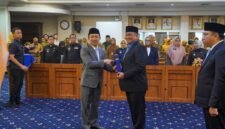 Abah Lukman Pura saat Dilantik Sekdaprov Marindo mewakili Gubernur Lampung untuk Kembali Benahi  RSUAM [LP]