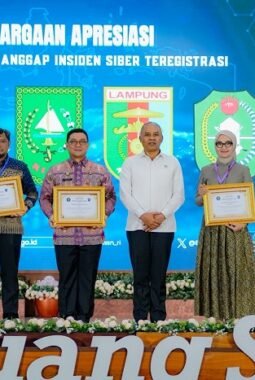 Lampung Raih Apresiasi Nasional dari BSSN