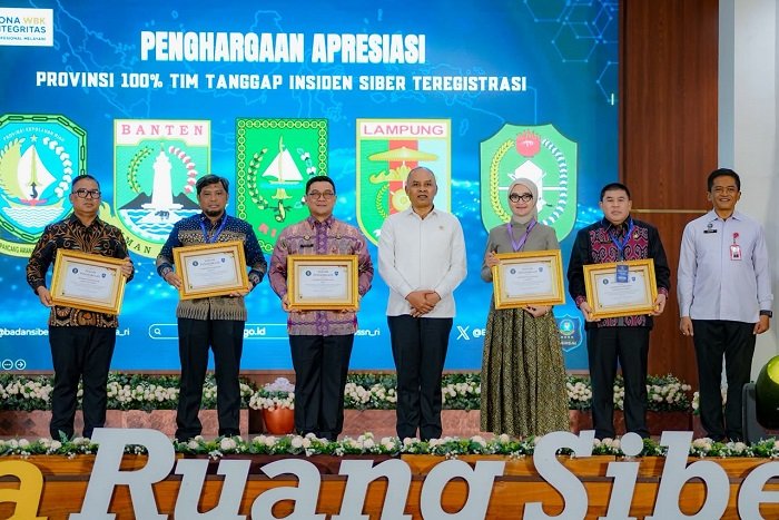 Lampung Raih Penghargaan dari BSSN [LP]