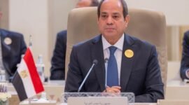 
Presiden Mesir Abdel Fattah el-Sisi menghadiri Konferensi Tingkat Tinggi (KTT) Luar Biasa Arab-Islam di Riyadh, Arab Saudi, pada 11 November 2024. (Xinhua)