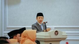 Sekdaprov Lampung Marido K saat di ITTERA Lampung