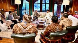 Sekjen PBB dan Prabowo di Hambalang [Sekneg]