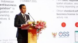 Noor Sona Maesana Mushonnif, staf khusus Menteri Investasi dan Hilirisasi/Kepala Badan Koordinasi Penanaman Modal (BKPM), memberi pidato pada acara Dialog Global South: Forum Meja Bundar Tiongkok-Indonesia di Jakarta, 19 Oktober, 2026. (Xinhua)

