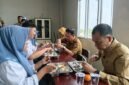 Wabup Lampung Utara Coba Makanan MBG Prasmanan