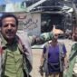 Foto tangkapan layar yang disediakan oleh Pusat Media Houthi pada 27 September 2026 ini menunjukkan orang-orang bereaksi di sebuah pasar setelah serangan udara, yang diduga dilakukan Arab Saudi, menargetkan pasar tersebut di Taiz, Yaman barat daya. (Xinhua)
