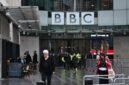 Foto yang diabadikan pada 20 Oktober 2026 ini menunjukkan eksterior Broadcasting House British Broadcasting Corporation (BBC) di London, Inggris. (Xinhua)