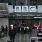 Foto yang diabadikan pada 20 Oktober 2026 ini menunjukkan eksterior Broadcasting House British Broadcasting Corporation (BBC) di London, Inggris. (Xinhua)