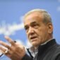 Presiden Iran Masoud Pezeshkian menghadiri konferensi pers di Teheran, Iran, pada 16 September 2024. (Xinhua)