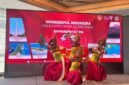 
Foto yang diabadikan pada 25 Mei 2026 ini memperlihatkan penampilan tarian tradisional Bali dalam acara Sales Mission yang digelar oleh Kementerian Pariwisata Republik Indonesia di Guangzhou, Tiongkok selatan. (Xinhua)